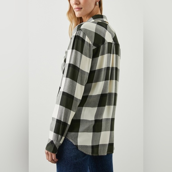 Rails Signature Hunter Shirt in Rosemary Onyx Sz Small - Picture 9 of 9